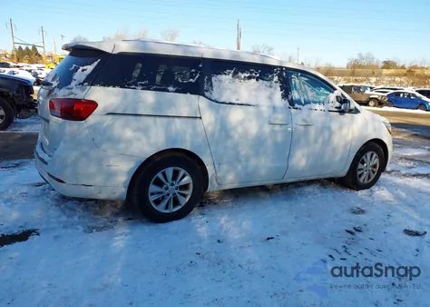 2016 Kia Sedona Lx из США, поврежденный, VIN KNDMB5C16G6180542